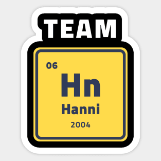 Team Hanni Sticker